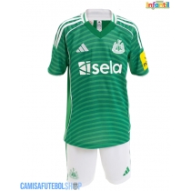 Camisa de time de futebol Newcastle United Nick Woltemade #27 Replicas 2º Equipamento Infantil 2025-26 Manga Curta (+ Calças curtas)